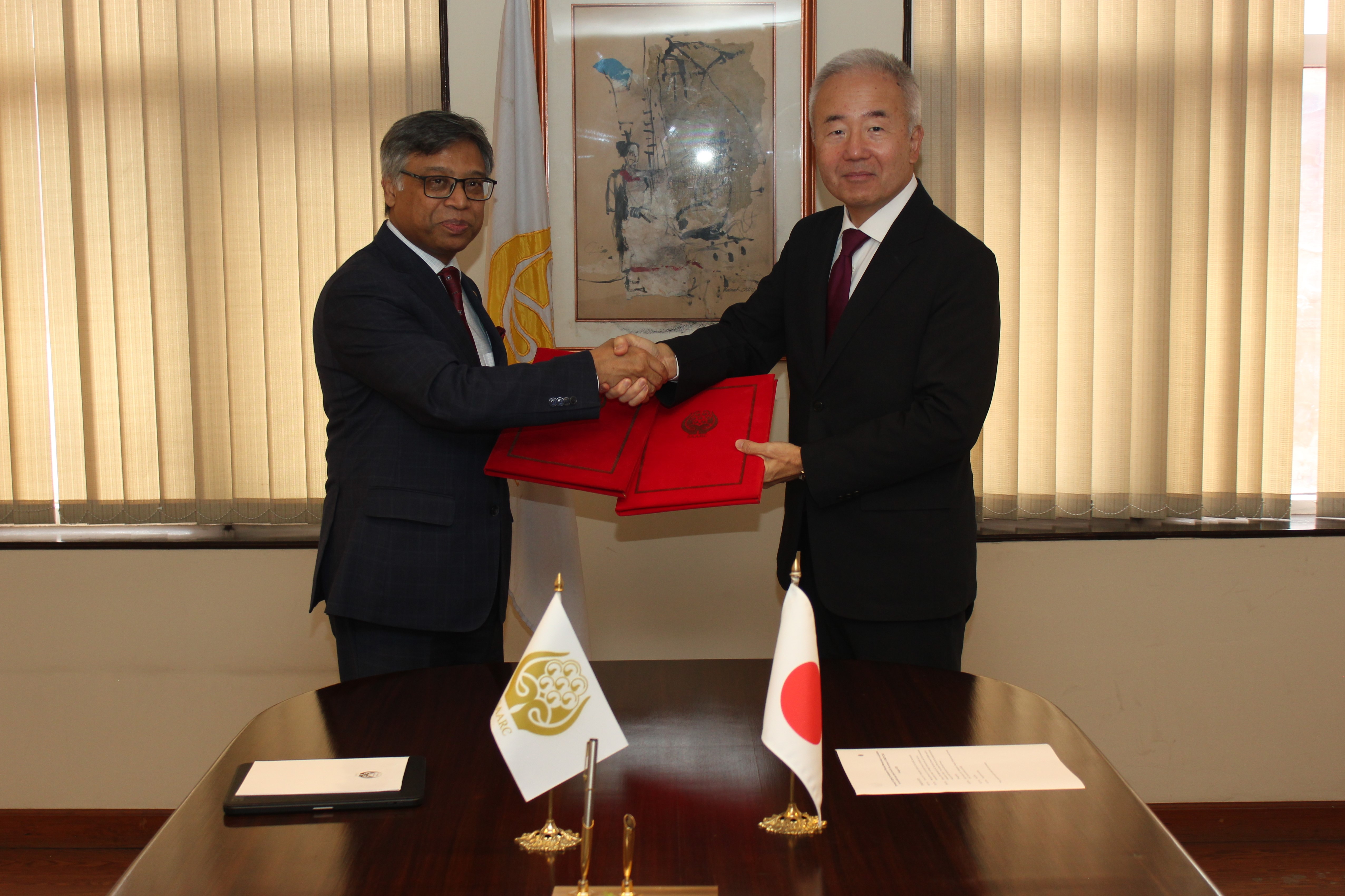 SAARC and the Embassy of Japan sign the Addendum of Renewed Memorandum on Guidelines for the SAARC-Japan Special Fund for the Purpose of JENESYS 2025
