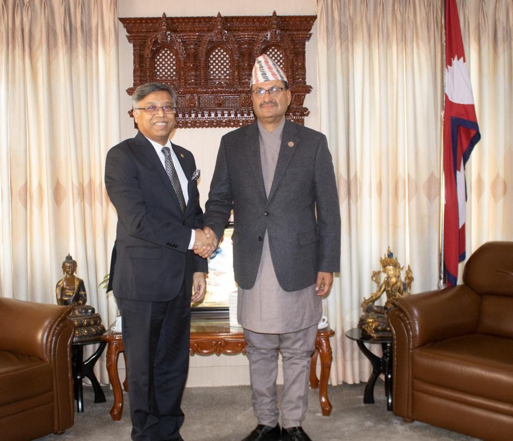 Secretary General of SAARC calls on the Foreign Minister of Nepal